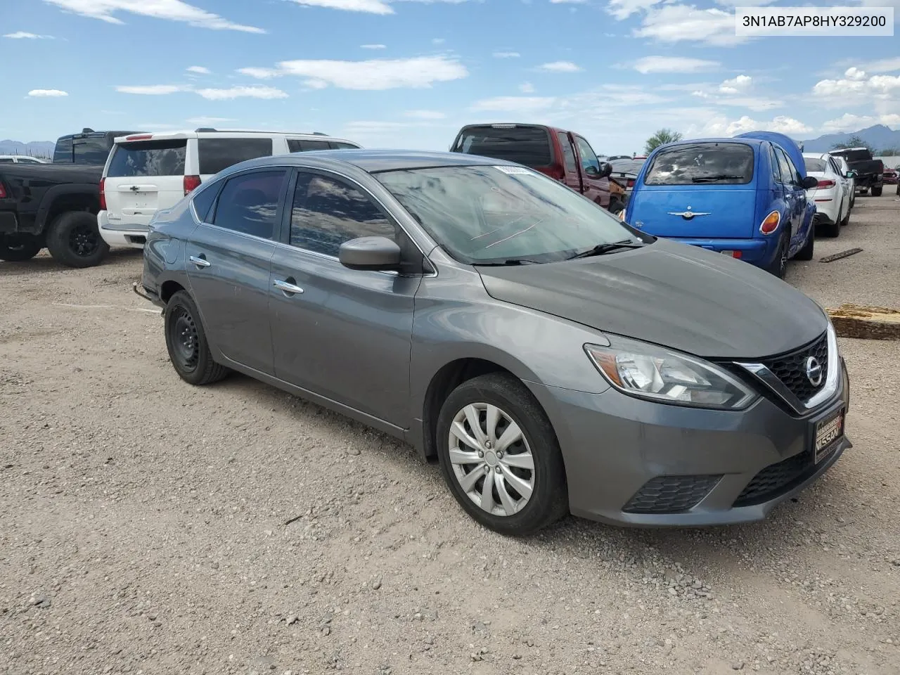 3N1AB7AP8HY329200 2017 Nissan Sentra S