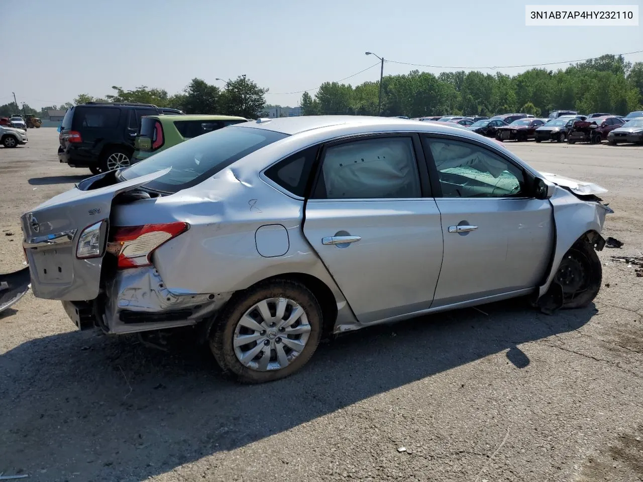 2017 Nissan Sentra S VIN: 3N1AB7AP4HY232110 Lot: 66107434