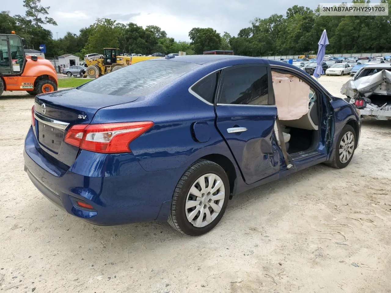 2017 Nissan Sentra S VIN: 3N1AB7AP7HY291703 Lot: 66118184