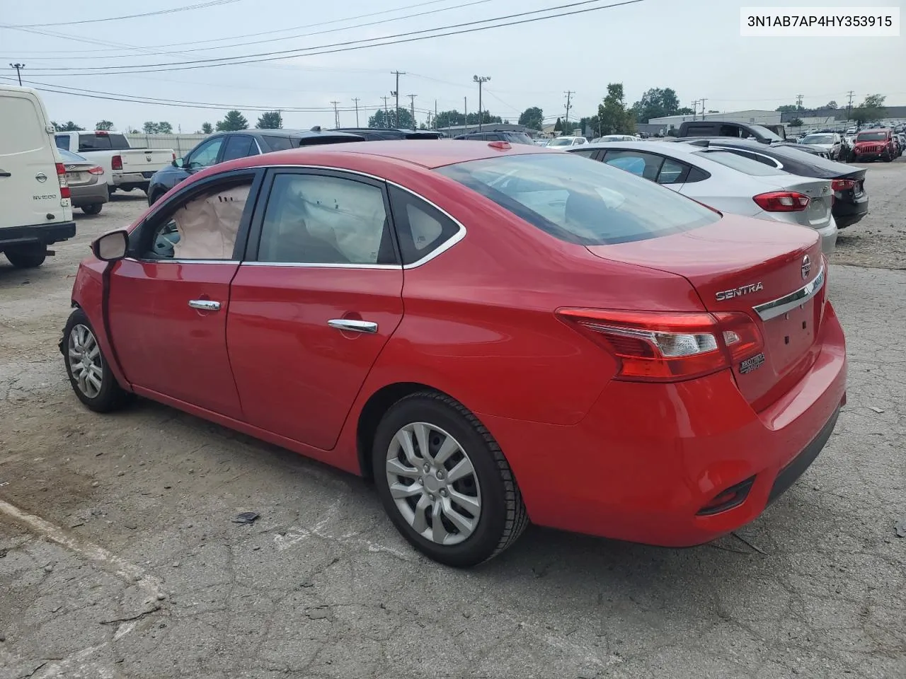 2017 Nissan Sentra S VIN: 3N1AB7AP4HY353915 Lot: 66191364