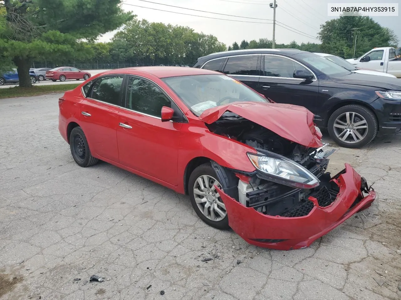 2017 Nissan Sentra S VIN: 3N1AB7AP4HY353915 Lot: 66191364