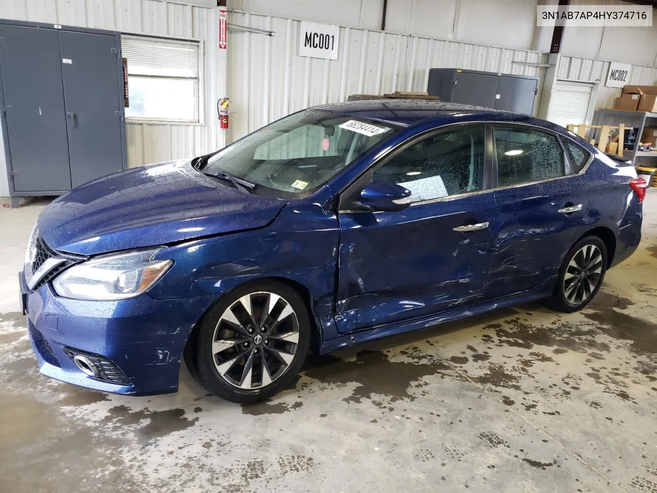 2017 Nissan Sentra S VIN: 3N1AB7AP4HY374716 Lot: 66284414