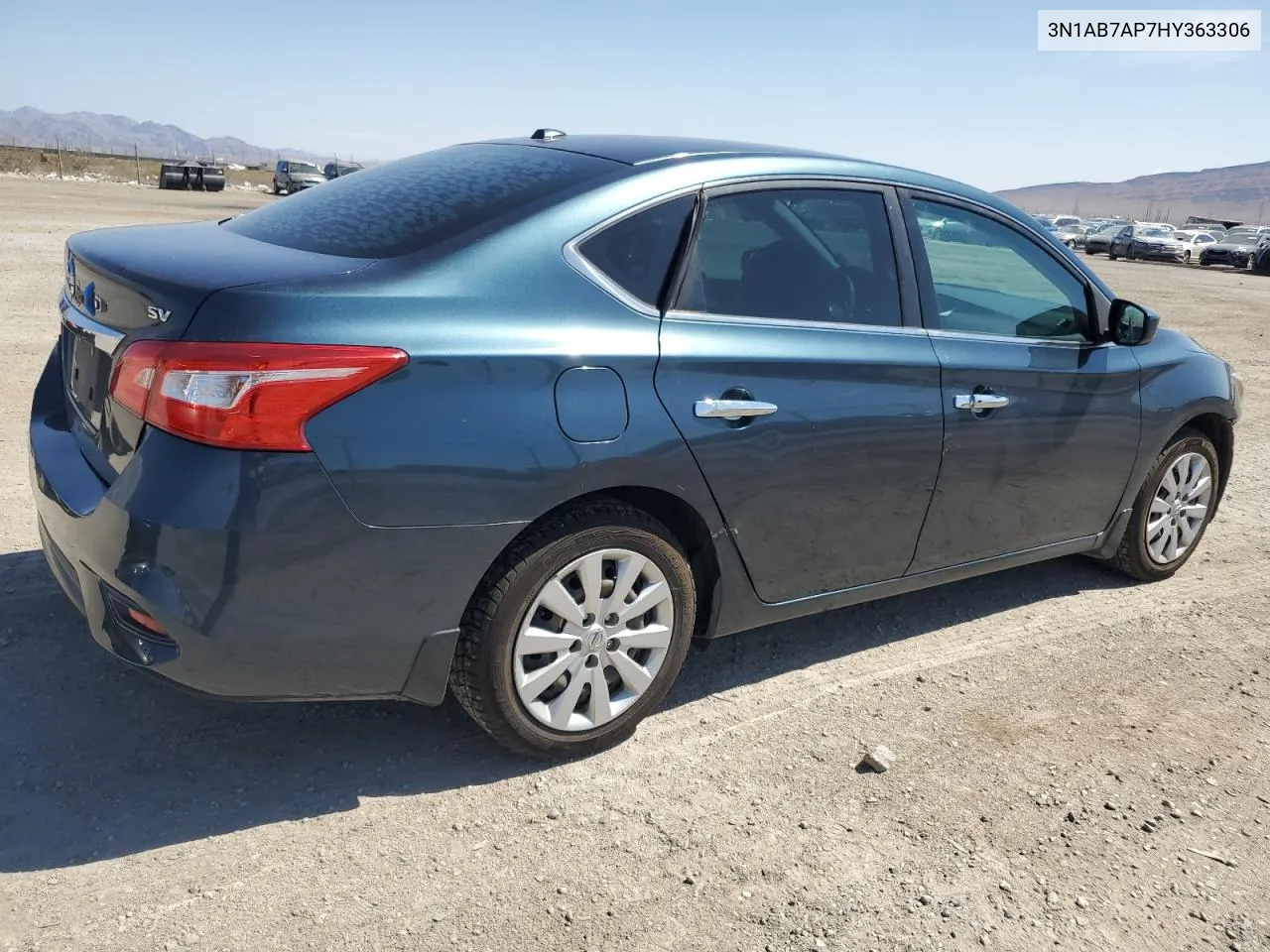 2017 Nissan Sentra S VIN: 3N1AB7AP7HY363306 Lot: 66397504