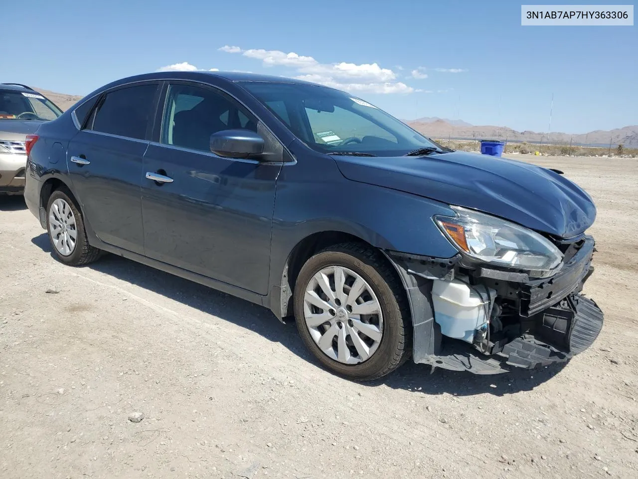 2017 Nissan Sentra S VIN: 3N1AB7AP7HY363306 Lot: 66397504