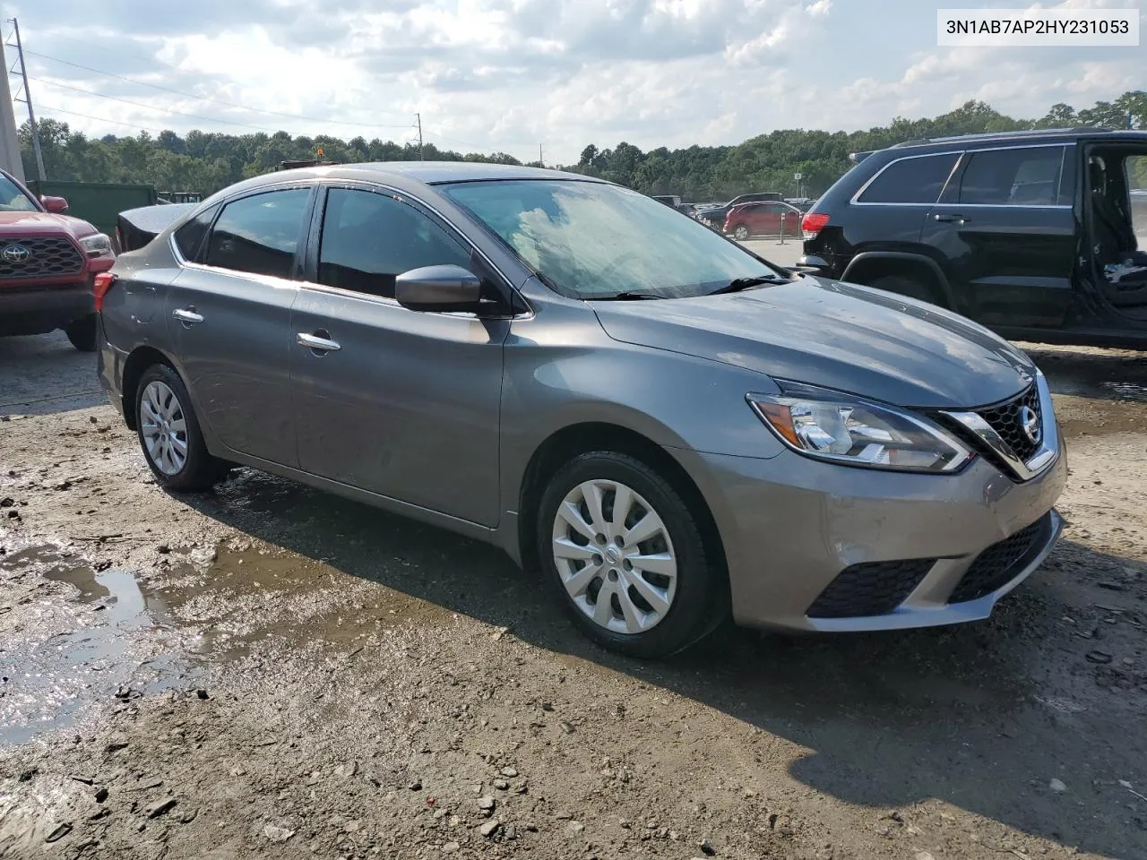 2017 Nissan Sentra S VIN: 3N1AB7AP2HY231053 Lot: 66730234