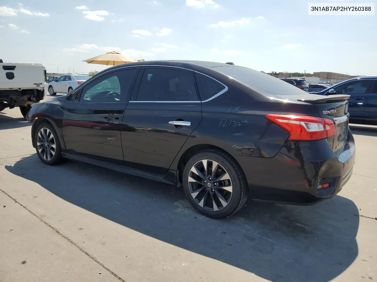 2017 Nissan Sentra S VIN: 3N1AB7AP2HY260388 Lot: 66876504