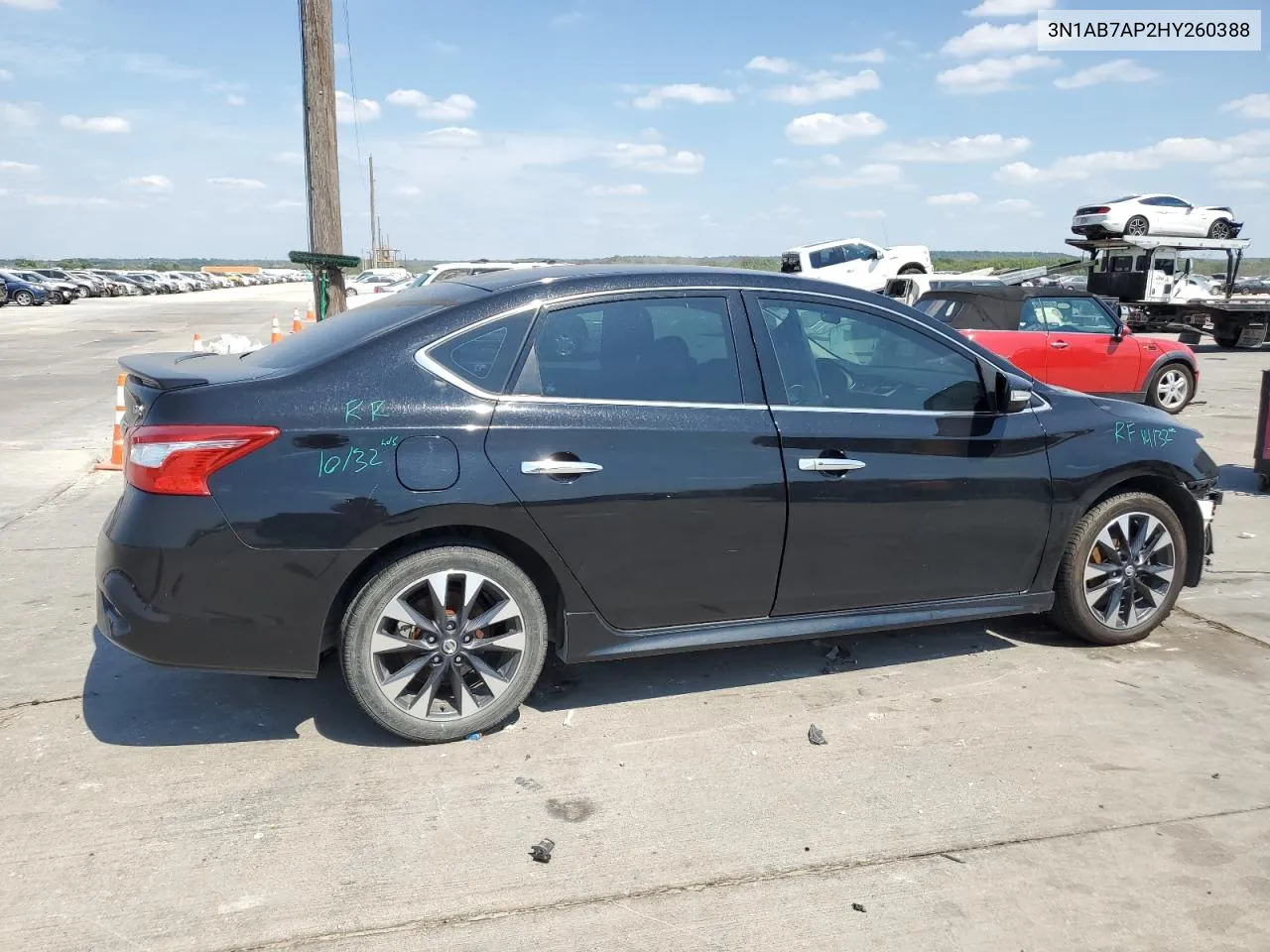 2017 Nissan Sentra S VIN: 3N1AB7AP2HY260388 Lot: 66876504