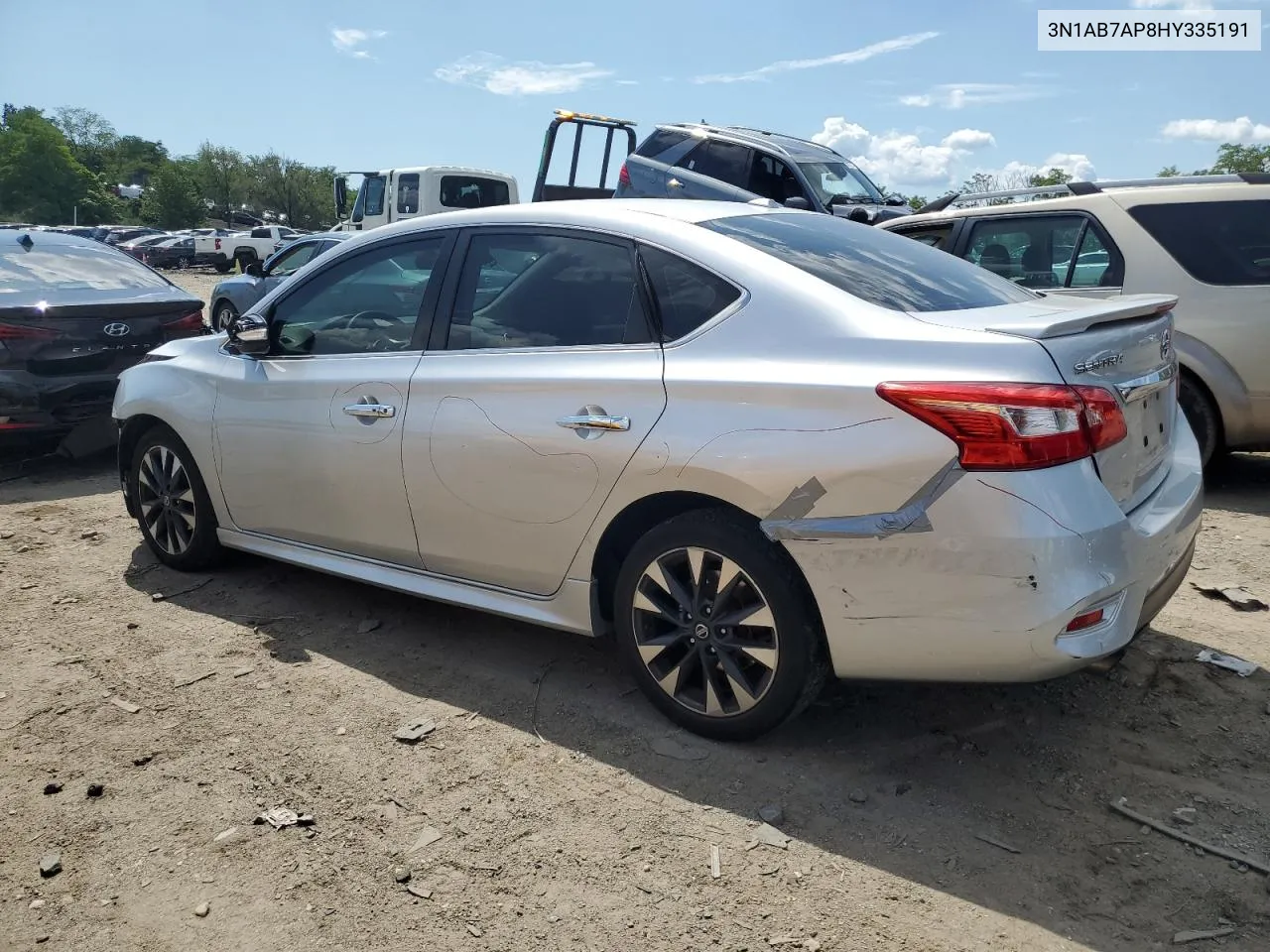 2017 Nissan Sentra S VIN: 3N1AB7AP8HY335191 Lot: 66890174