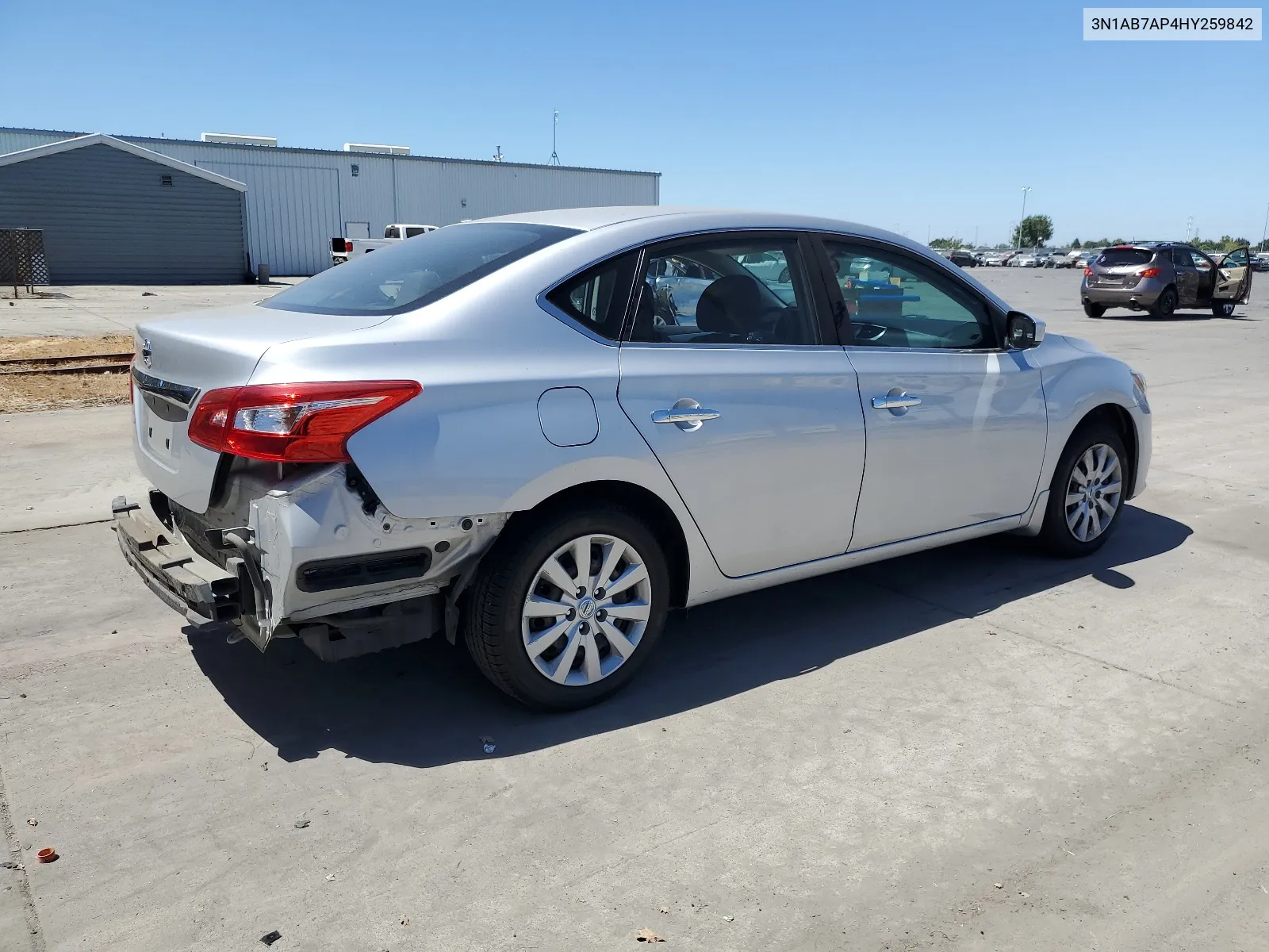 2017 Nissan Sentra S VIN: 3N1AB7AP4HY259842 Lot: 66987144