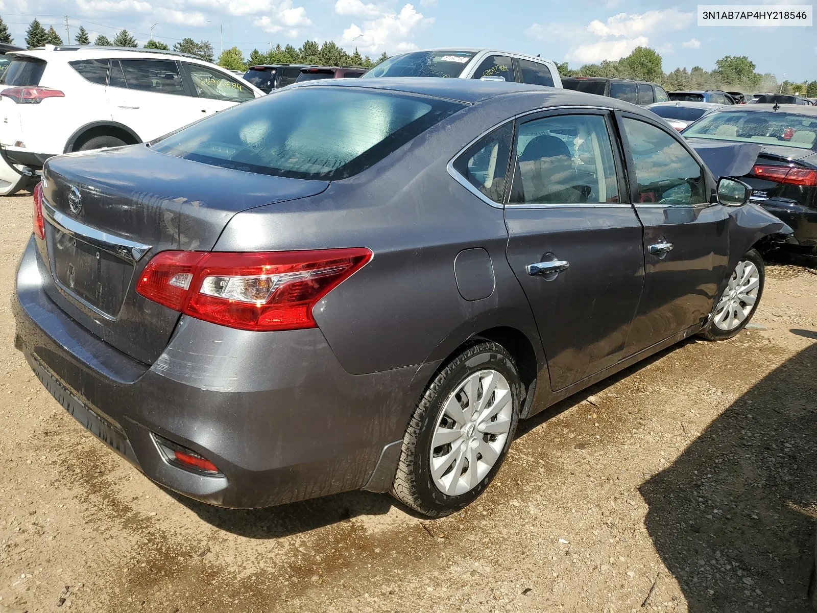 2017 Nissan Sentra S VIN: 3N1AB7AP4HY218546 Lot: 67089804