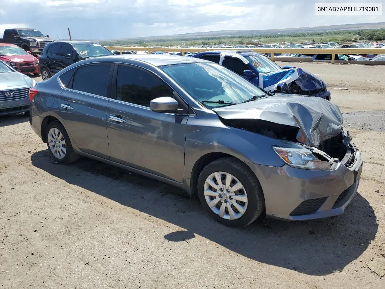 2017 Nissan Sentra S VIN: 3N1AB7AP8HL719081 Lot: 67313494