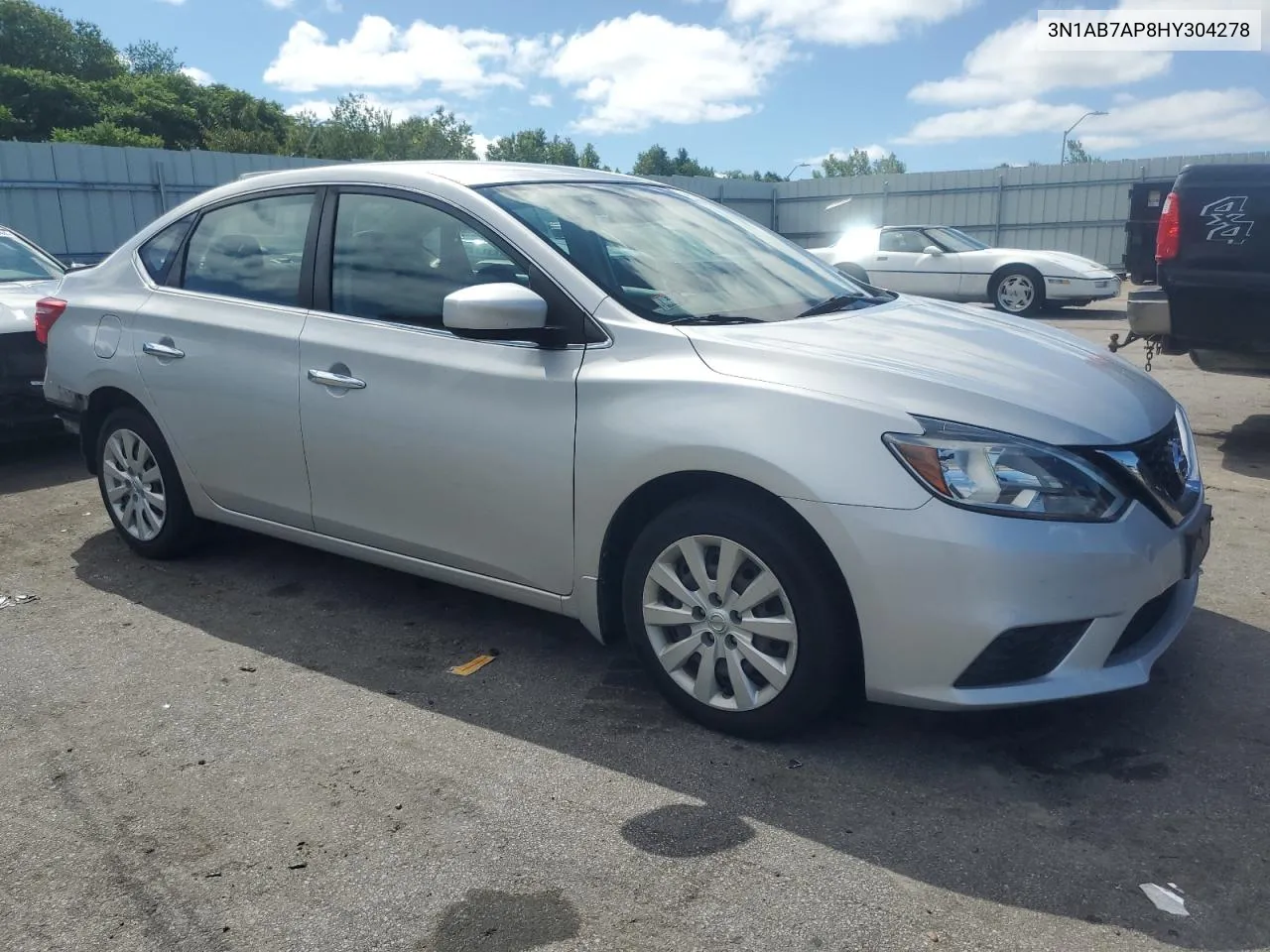 2017 Nissan Sentra S VIN: 3N1AB7AP8HY304278 Lot: 67344344