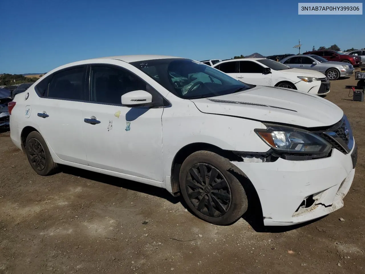 3N1AB7AP0HY399306 2017 Nissan Sentra S