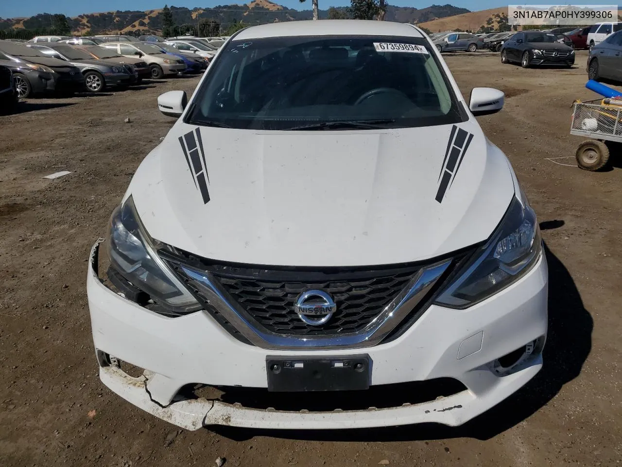 2017 Nissan Sentra S VIN: 3N1AB7AP0HY399306 Lot: 67359894