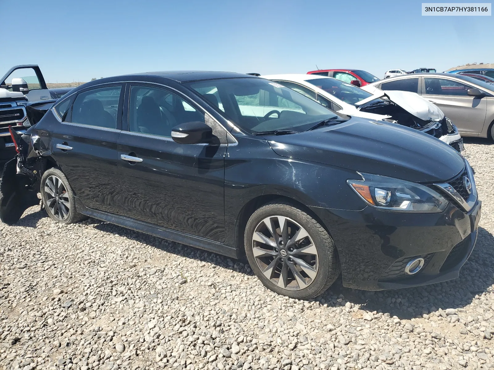 2017 Nissan Sentra Sr Turbo VIN: 3N1CB7AP7HY381166 Lot: 67550314