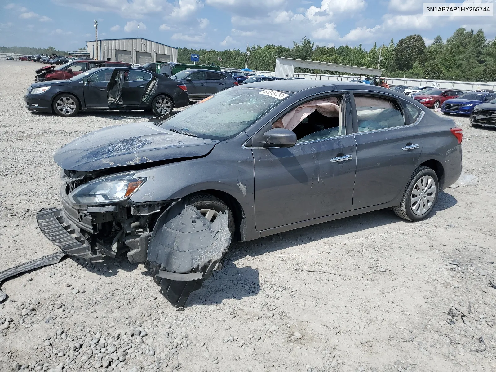 3N1AB7AP1HY265744 2017 Nissan Sentra S