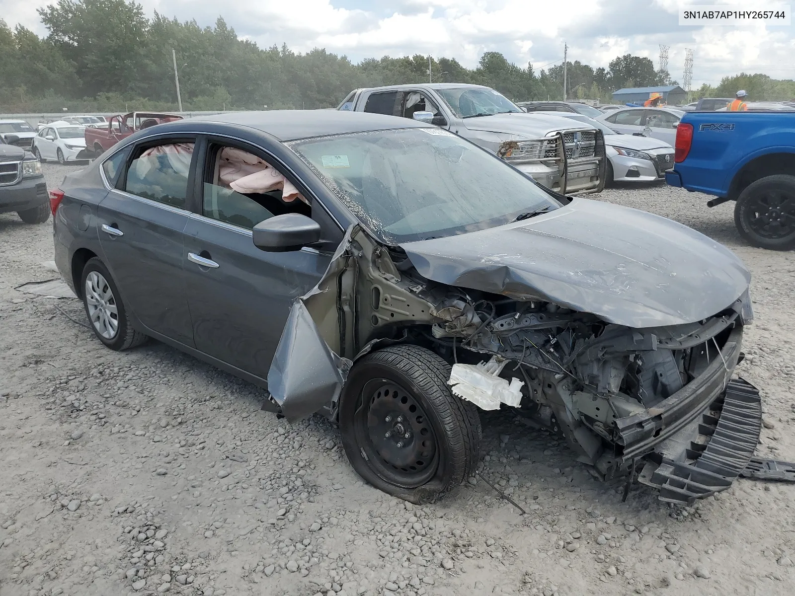 2017 Nissan Sentra S VIN: 3N1AB7AP1HY265744 Lot: 67612524