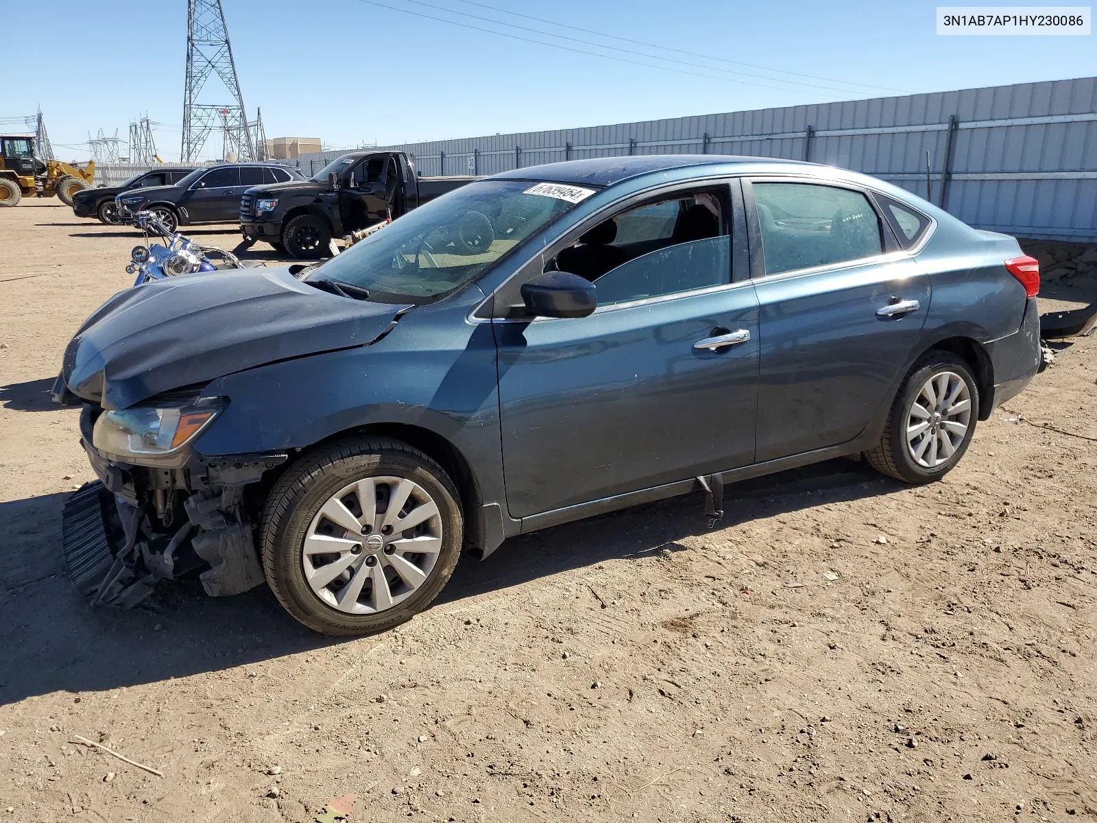 2017 Nissan Sentra S VIN: 3N1AB7AP1HY230086 Lot: 67639464