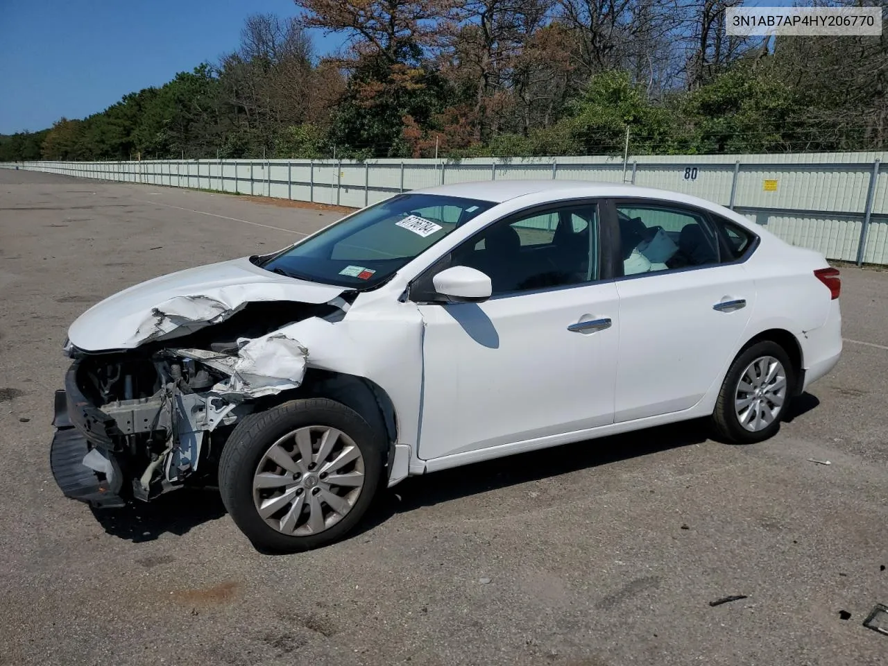 2017 Nissan Sentra S VIN: 3N1AB7AP4HY206770 Lot: 67766784