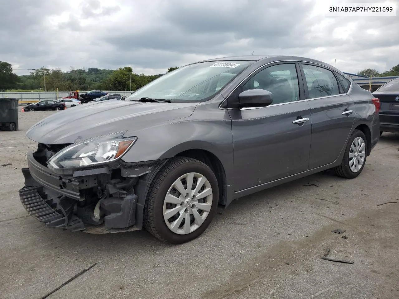 2017 Nissan Sentra S VIN: 3N1AB7AP7HY221599 Lot: 67775004