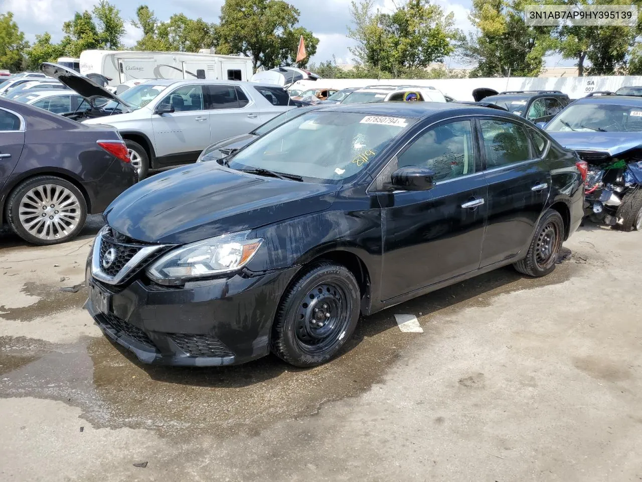 2017 Nissan Sentra S VIN: 3N1AB7AP9HY395139 Lot: 67850794