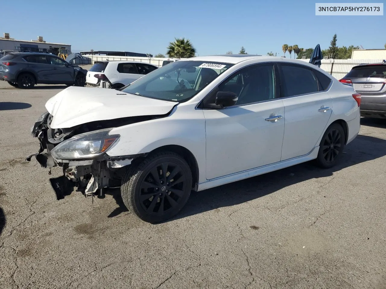 3N1CB7AP5HY276173 2017 Nissan Sentra Sr Turbo