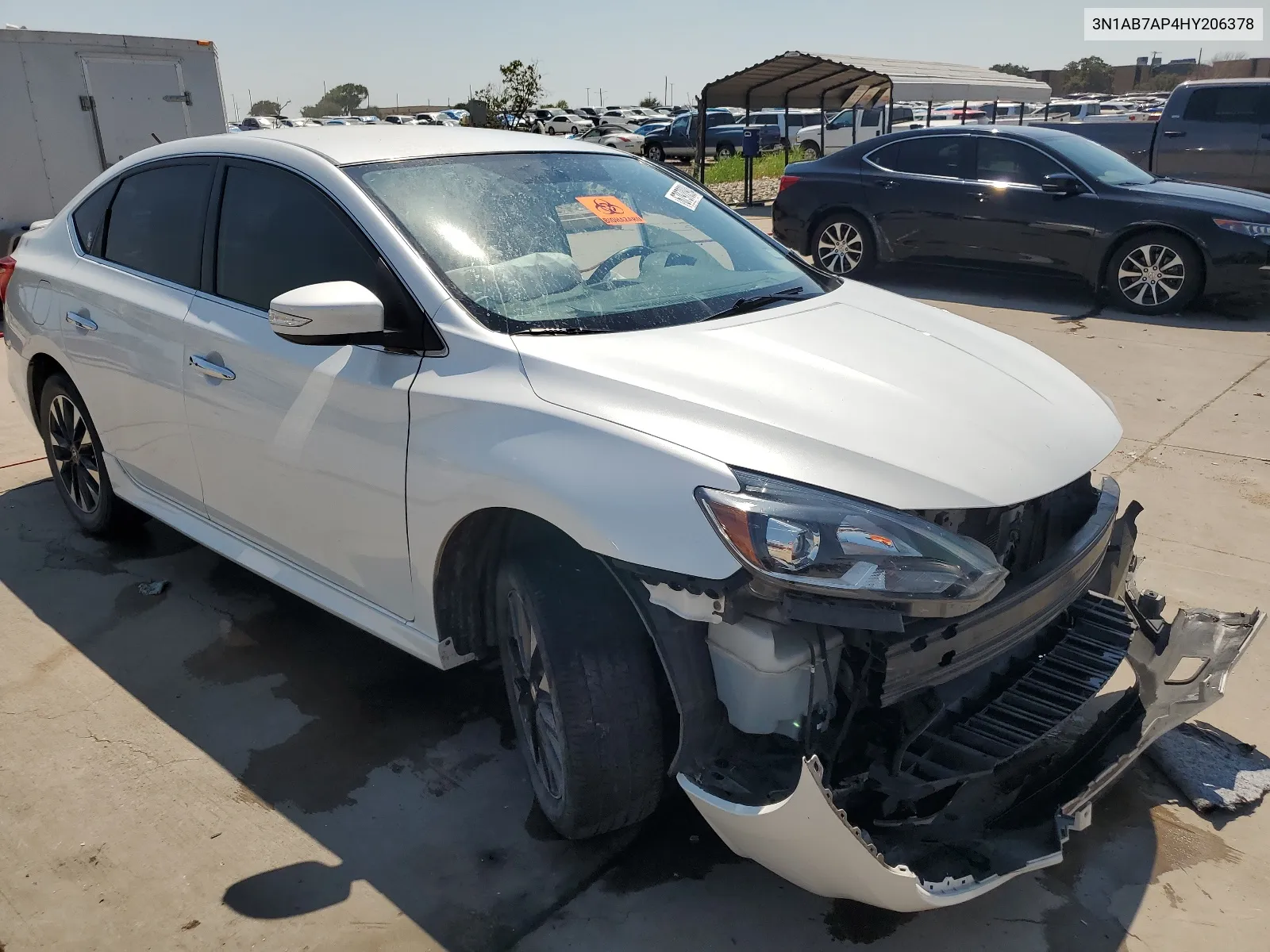 2017 Nissan Sentra S VIN: 3N1AB7AP4HY206378 Lot: 67970904