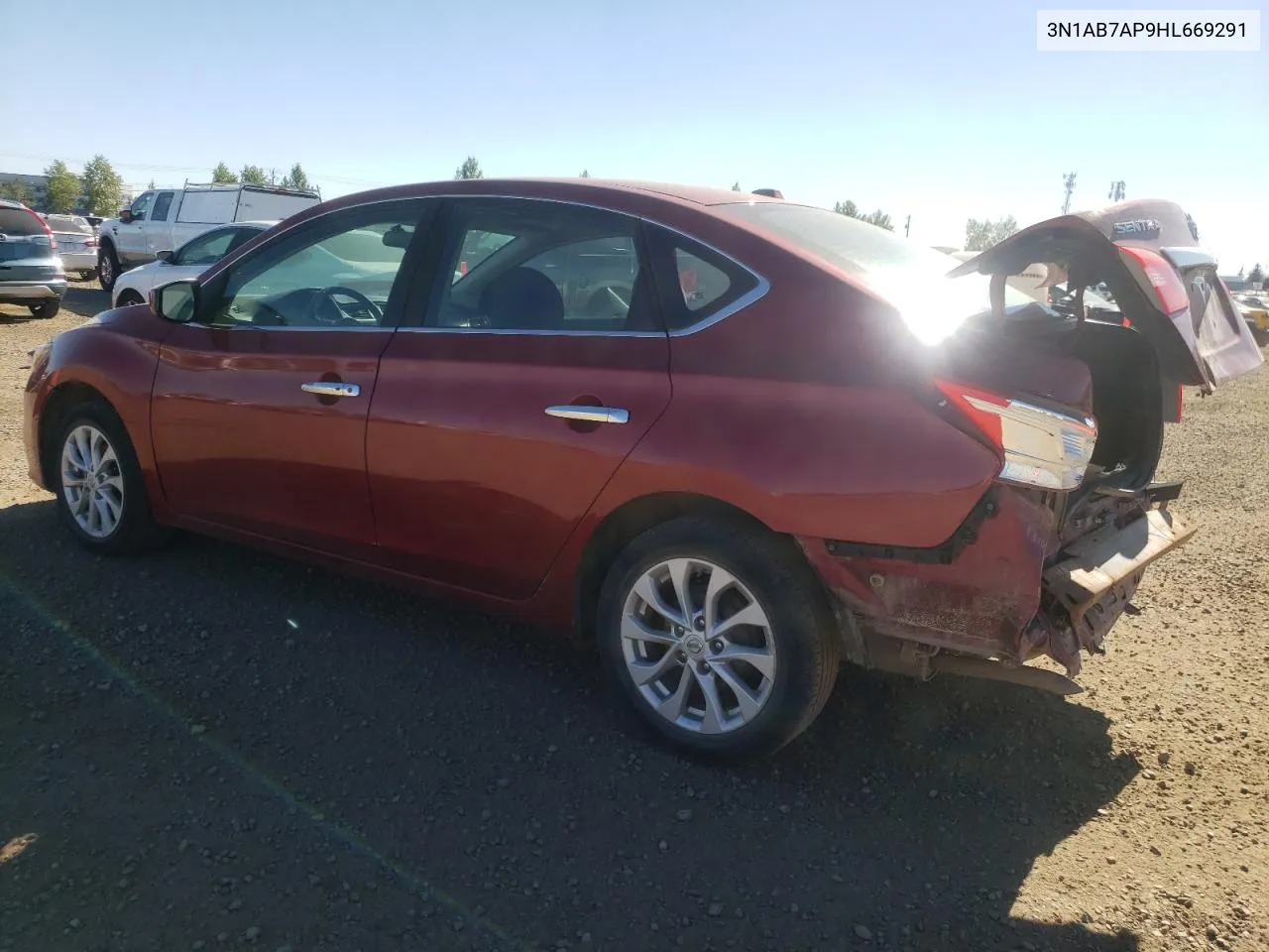 2017 Nissan Sentra S VIN: 3N1AB7AP9HL669291 Lot: 68028804