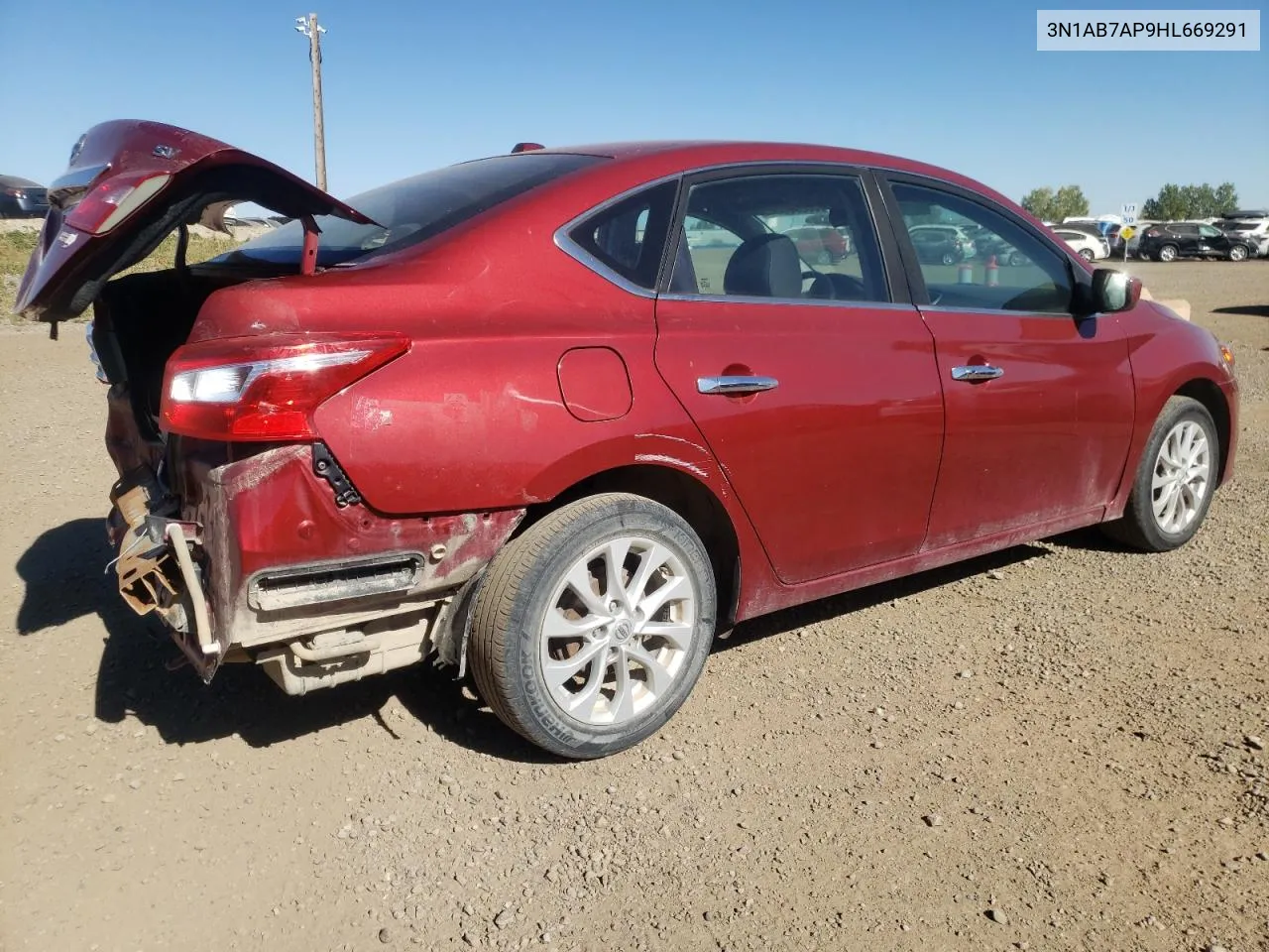 2017 Nissan Sentra S VIN: 3N1AB7AP9HL669291 Lot: 68028804