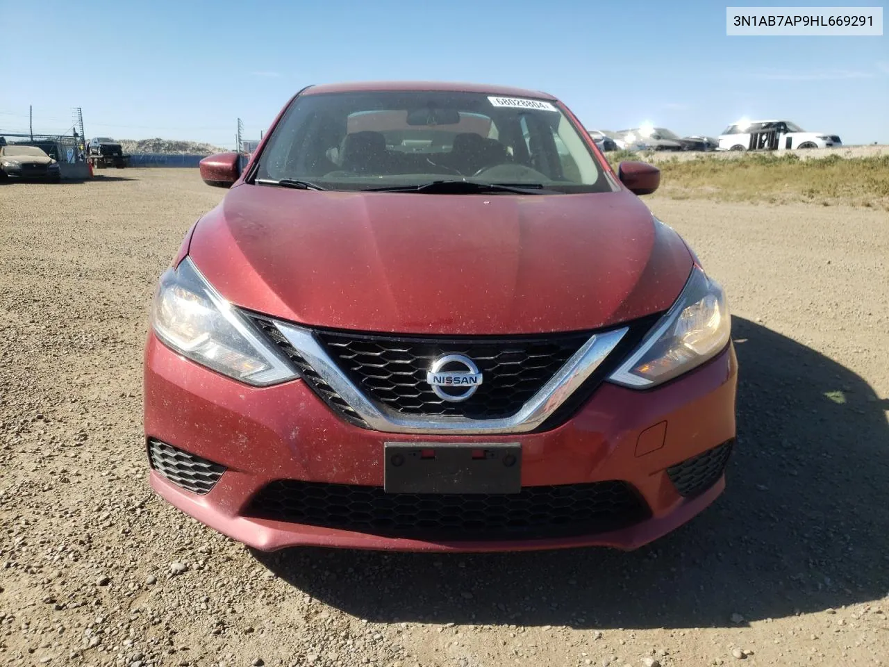 2017 Nissan Sentra S VIN: 3N1AB7AP9HL669291 Lot: 68028804