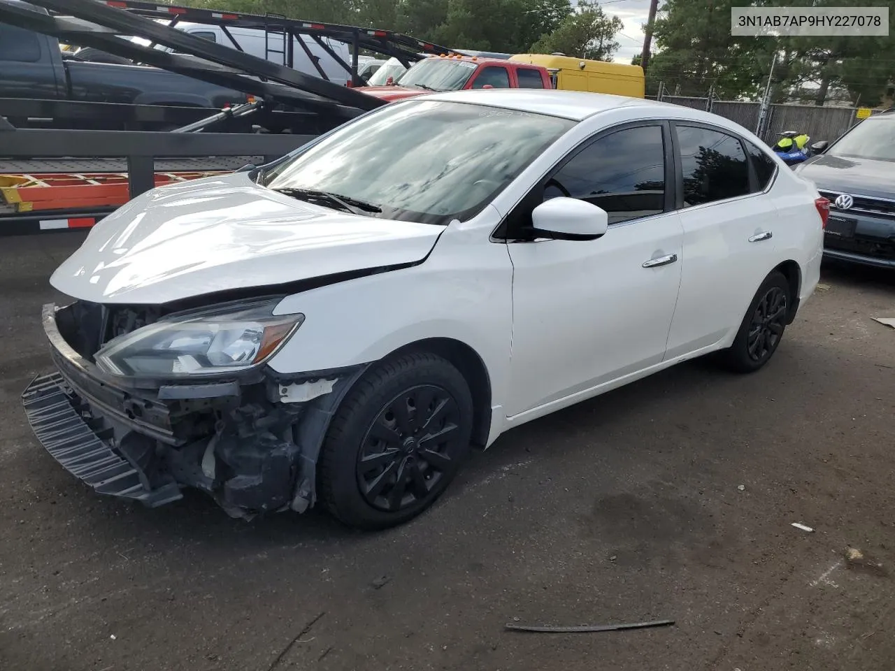 2017 Nissan Sentra S VIN: 3N1AB7AP9HY227078 Lot: 68077714