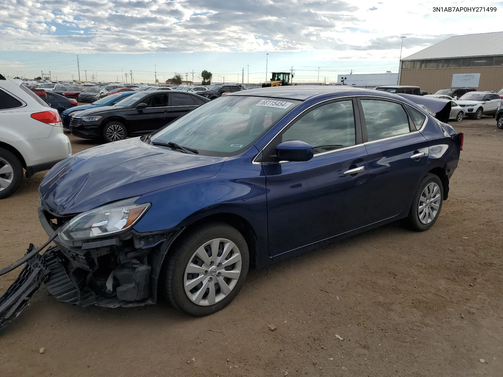 2017 Nissan Sentra S VIN: 3N1AB7AP0HY271499 Lot: 68115454