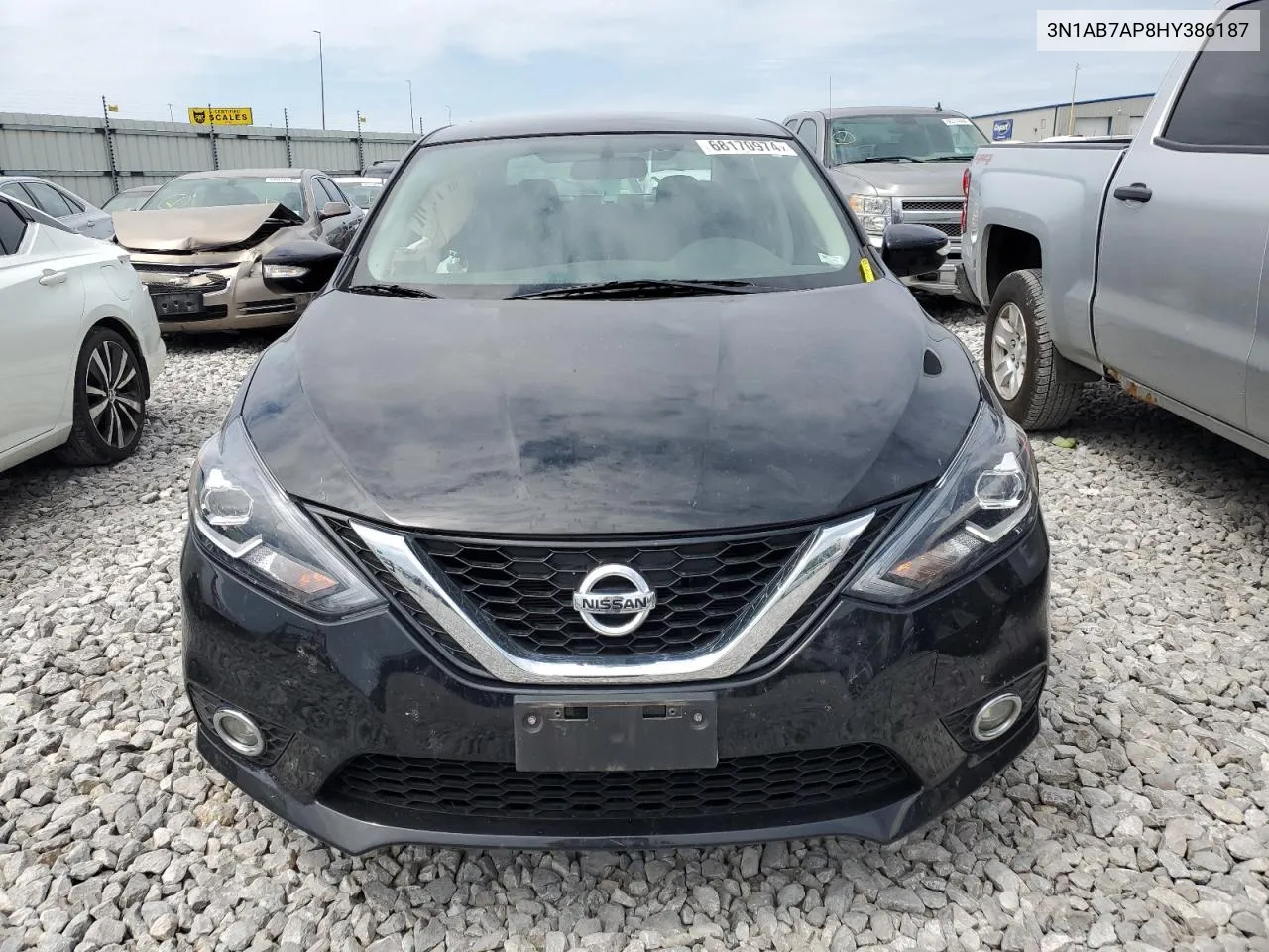 3N1AB7AP8HY386187 2017 Nissan Sentra S