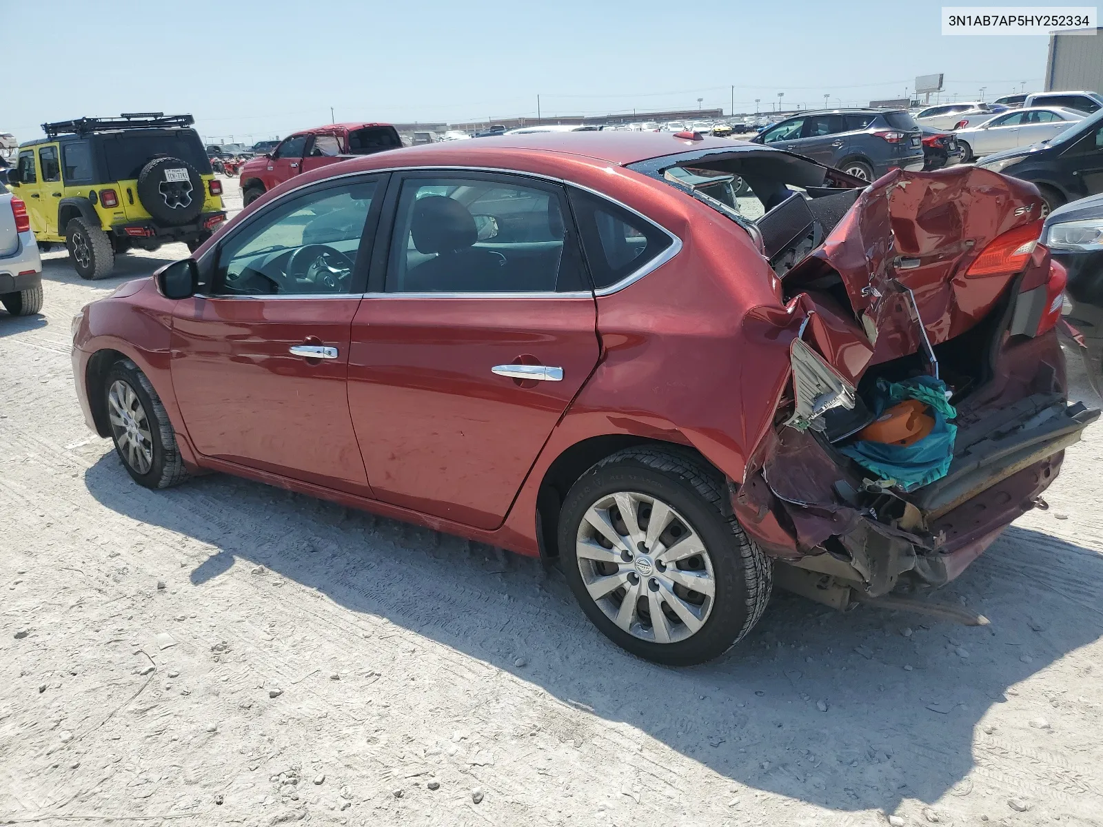 2017 Nissan Sentra S VIN: 3N1AB7AP5HY252334 Lot: 68229224