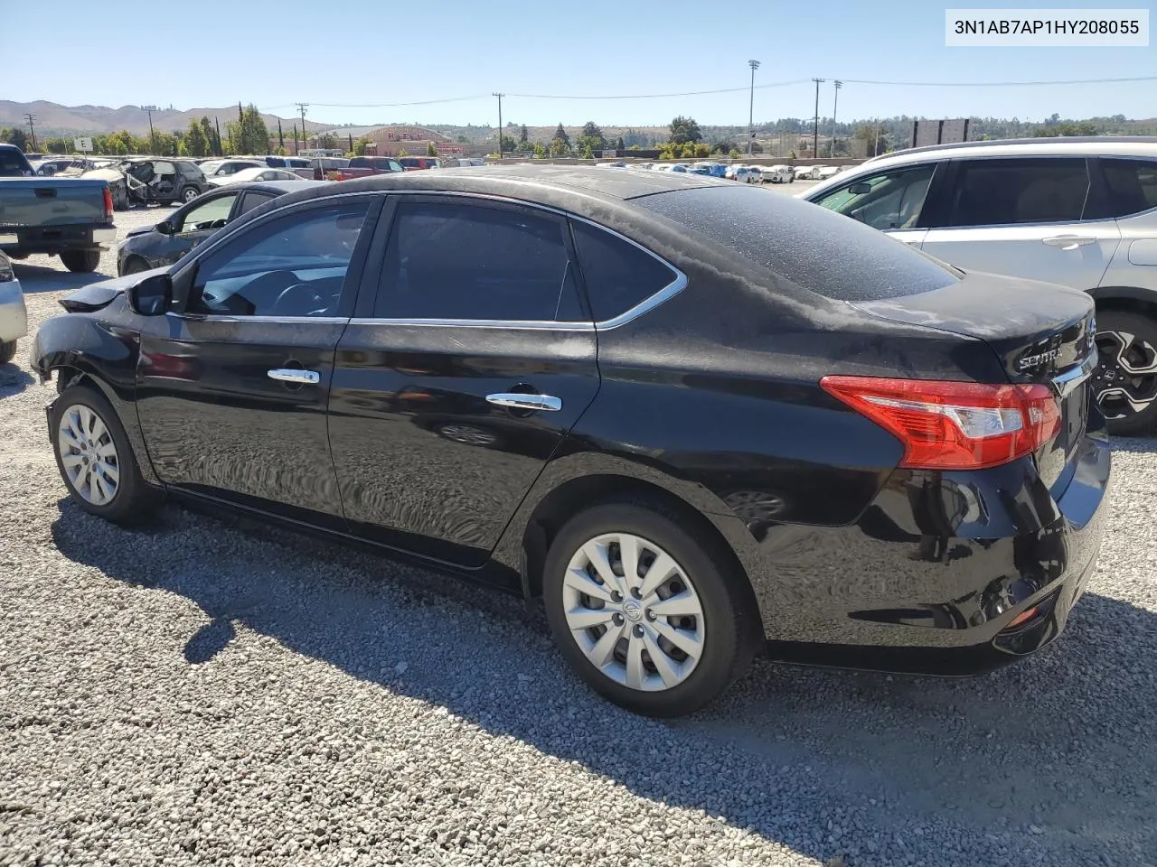 3N1AB7AP1HY208055 2017 Nissan Sentra S