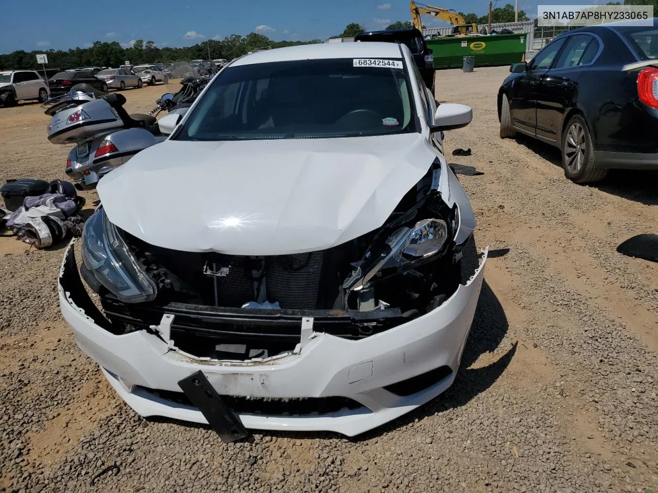 2017 Nissan Sentra S VIN: 3N1AB7AP8HY233065 Lot: 68342544