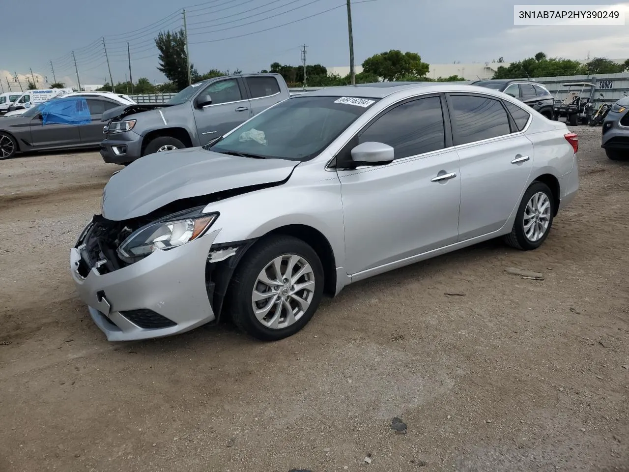 2017 Nissan Sentra S VIN: 3N1AB7AP2HY390249 Lot: 68416204