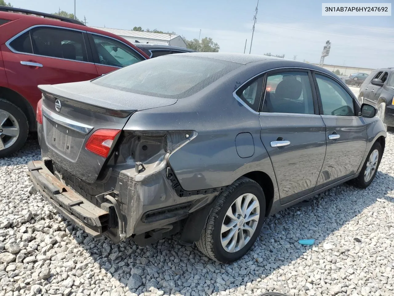 2017 Nissan Sentra S VIN: 3N1AB7AP6HY247692 Lot: 68424034