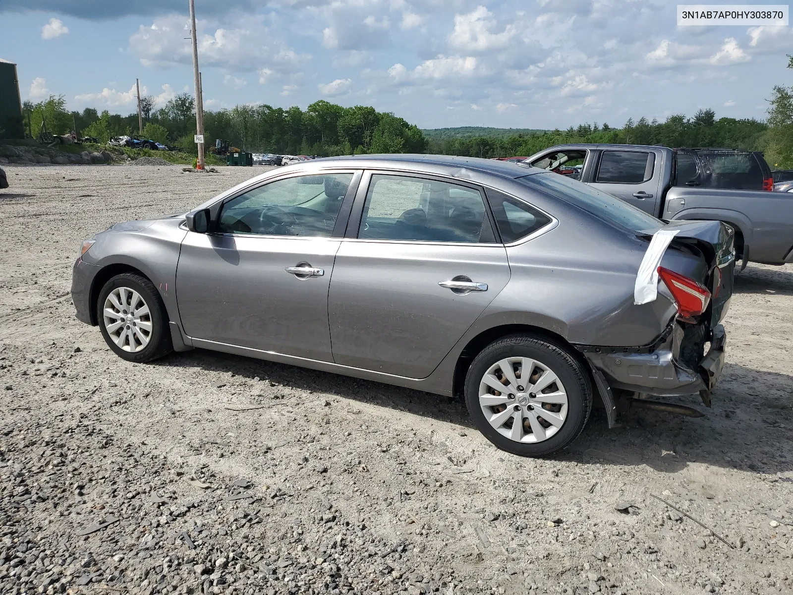 2017 Nissan Sentra S VIN: 3N1AB7AP0HY303870 Lot: 68478234