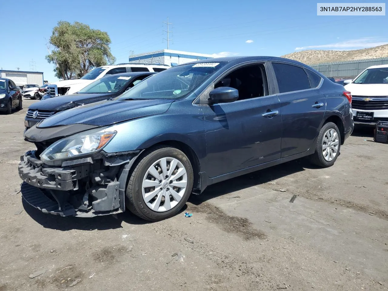 2017 Nissan Sentra S VIN: 3N1AB7AP2HY288563 Lot: 68488694