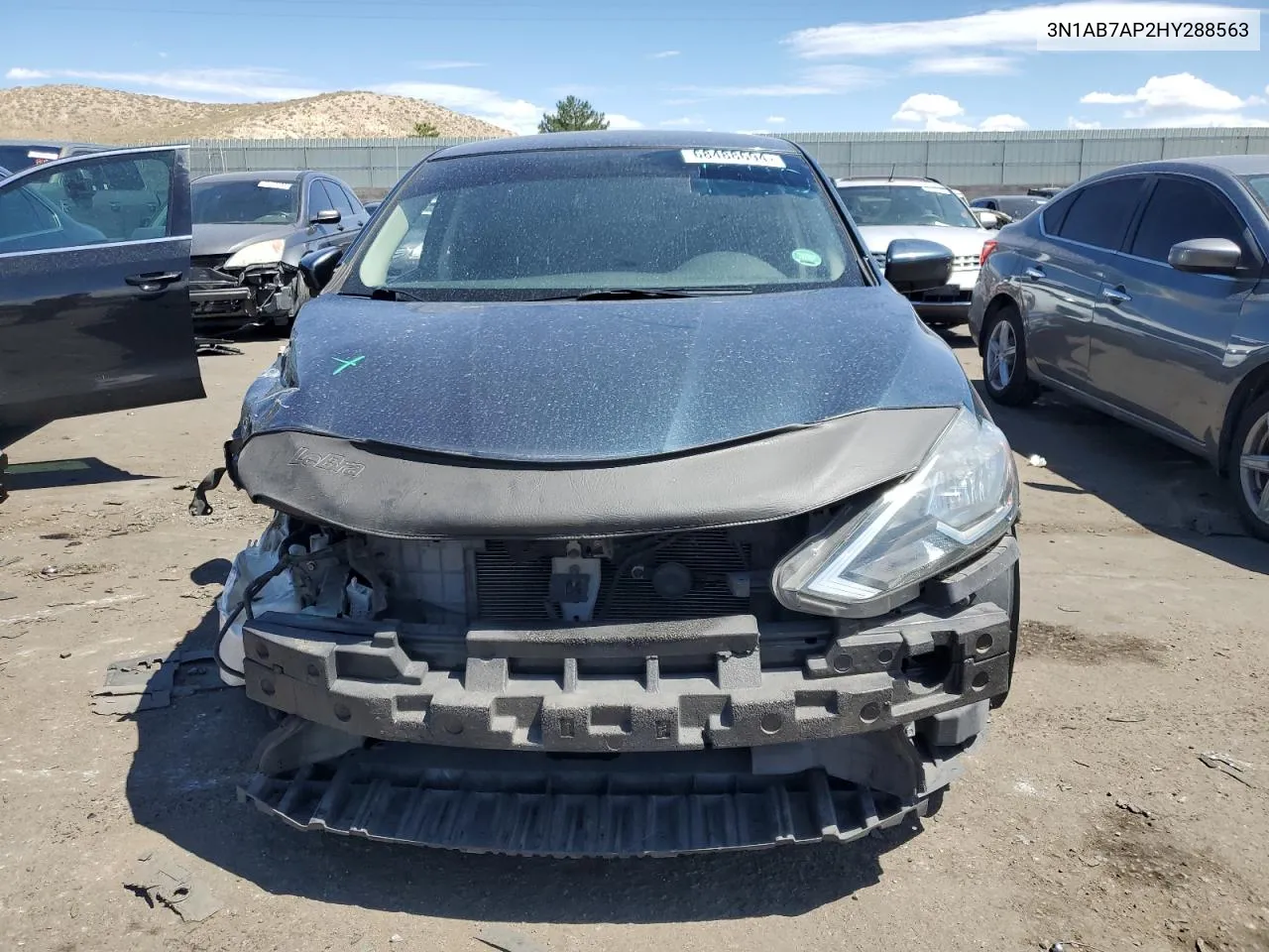 2017 Nissan Sentra S VIN: 3N1AB7AP2HY288563 Lot: 68488694