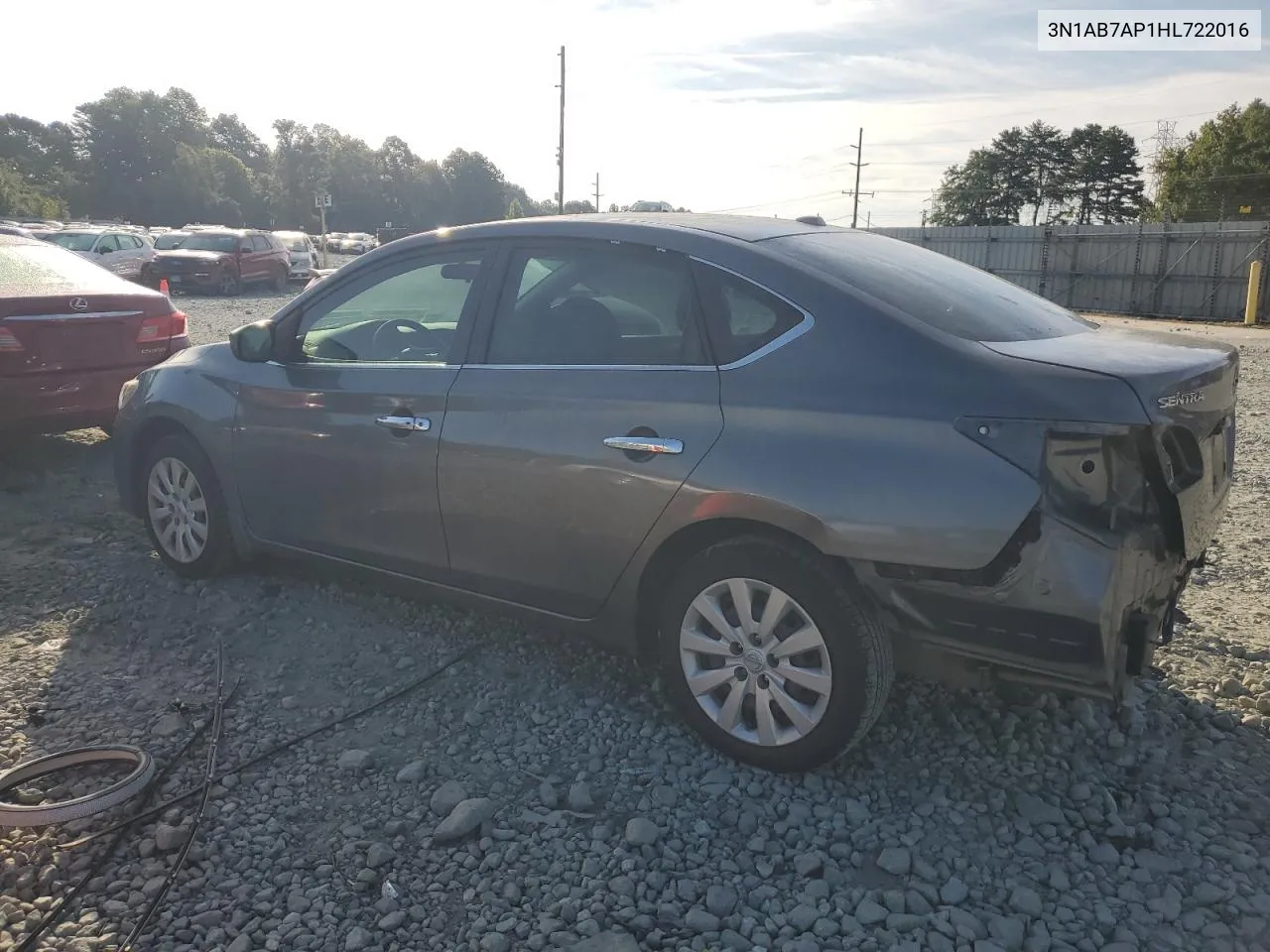 2017 Nissan Sentra S VIN: 3N1AB7AP1HL722016 Lot: 68548404