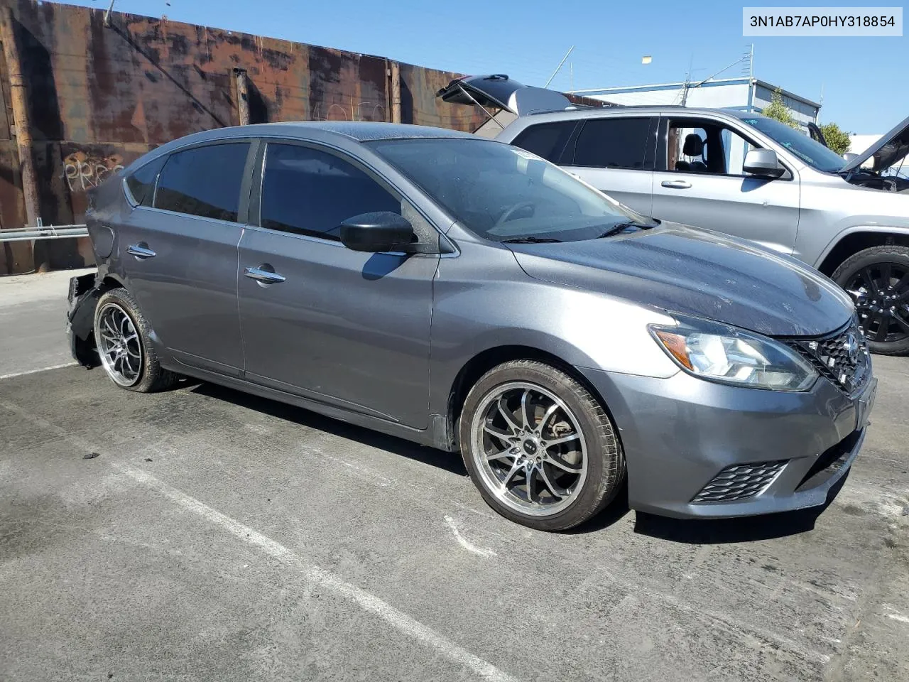 2017 Nissan Sentra S VIN: 3N1AB7AP0HY318854 Lot: 68616514