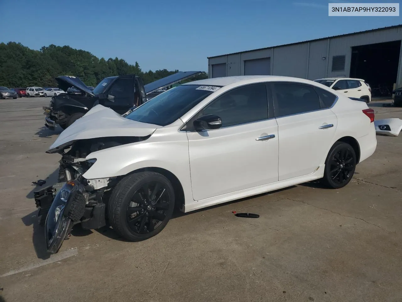 2017 Nissan Sentra S VIN: 3N1AB7AP9HY322093 Lot: 68671094