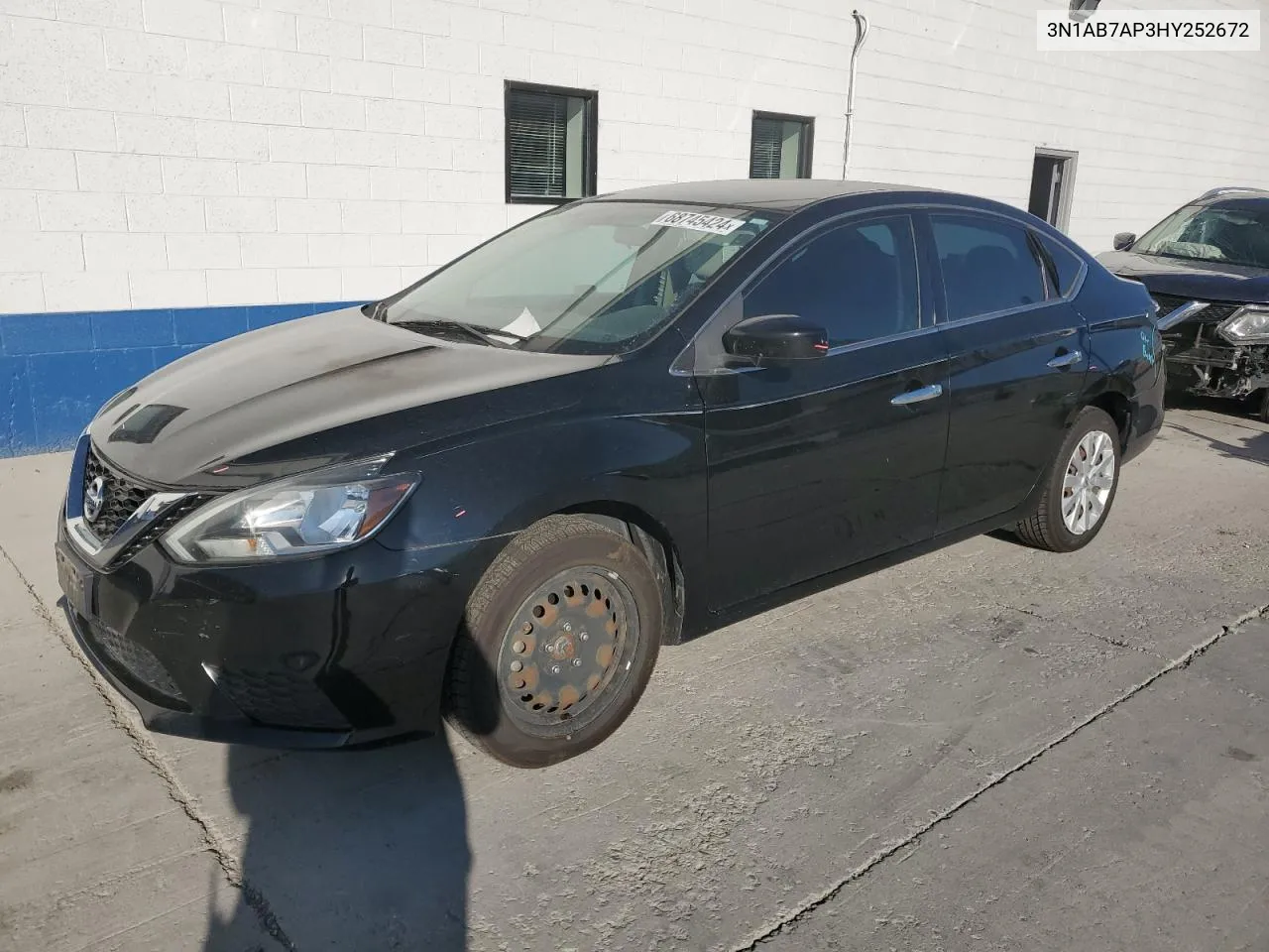 3N1AB7AP3HY252672 2017 Nissan Sentra S