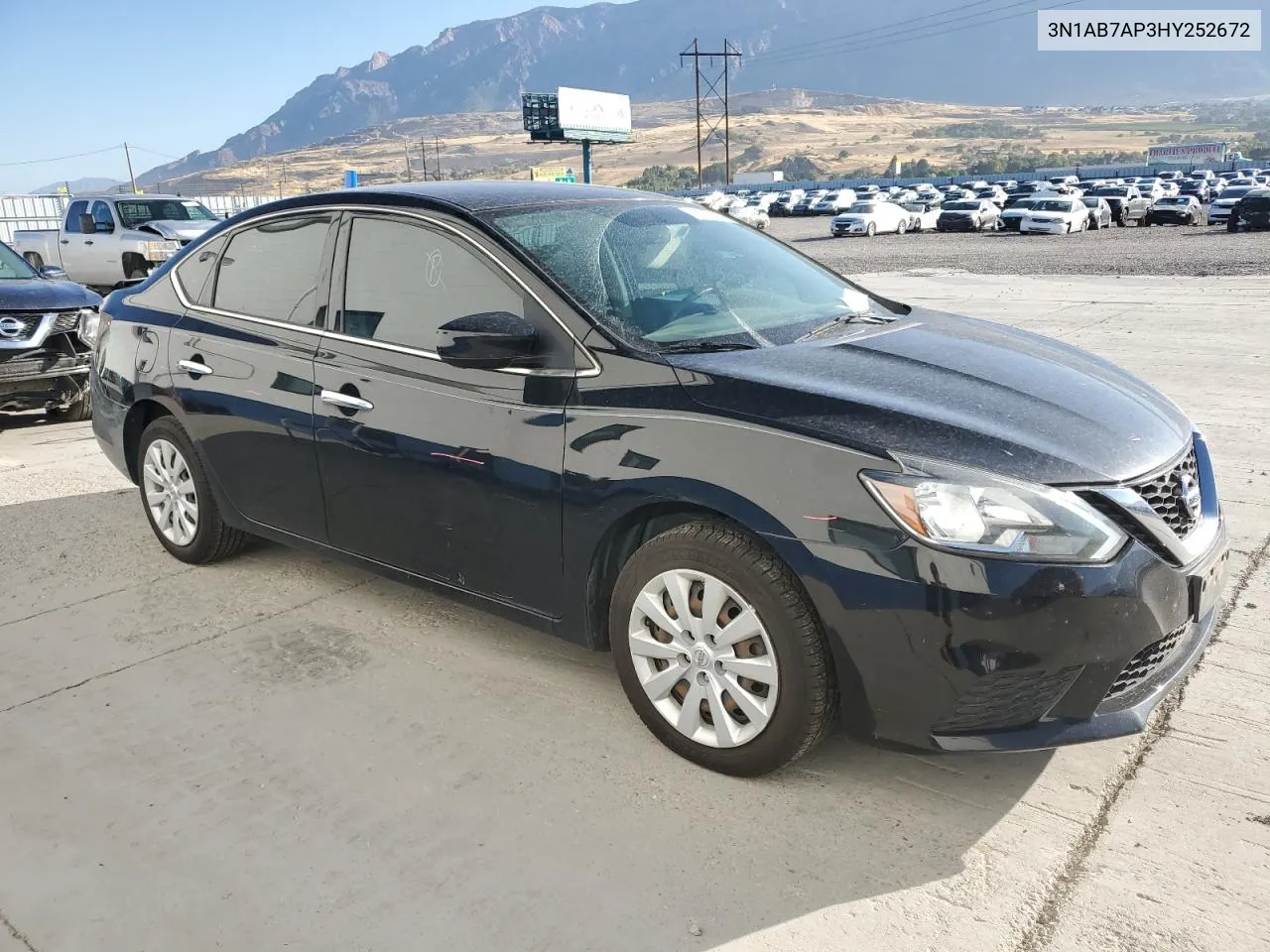 2017 Nissan Sentra S VIN: 3N1AB7AP3HY252672 Lot: 68745424