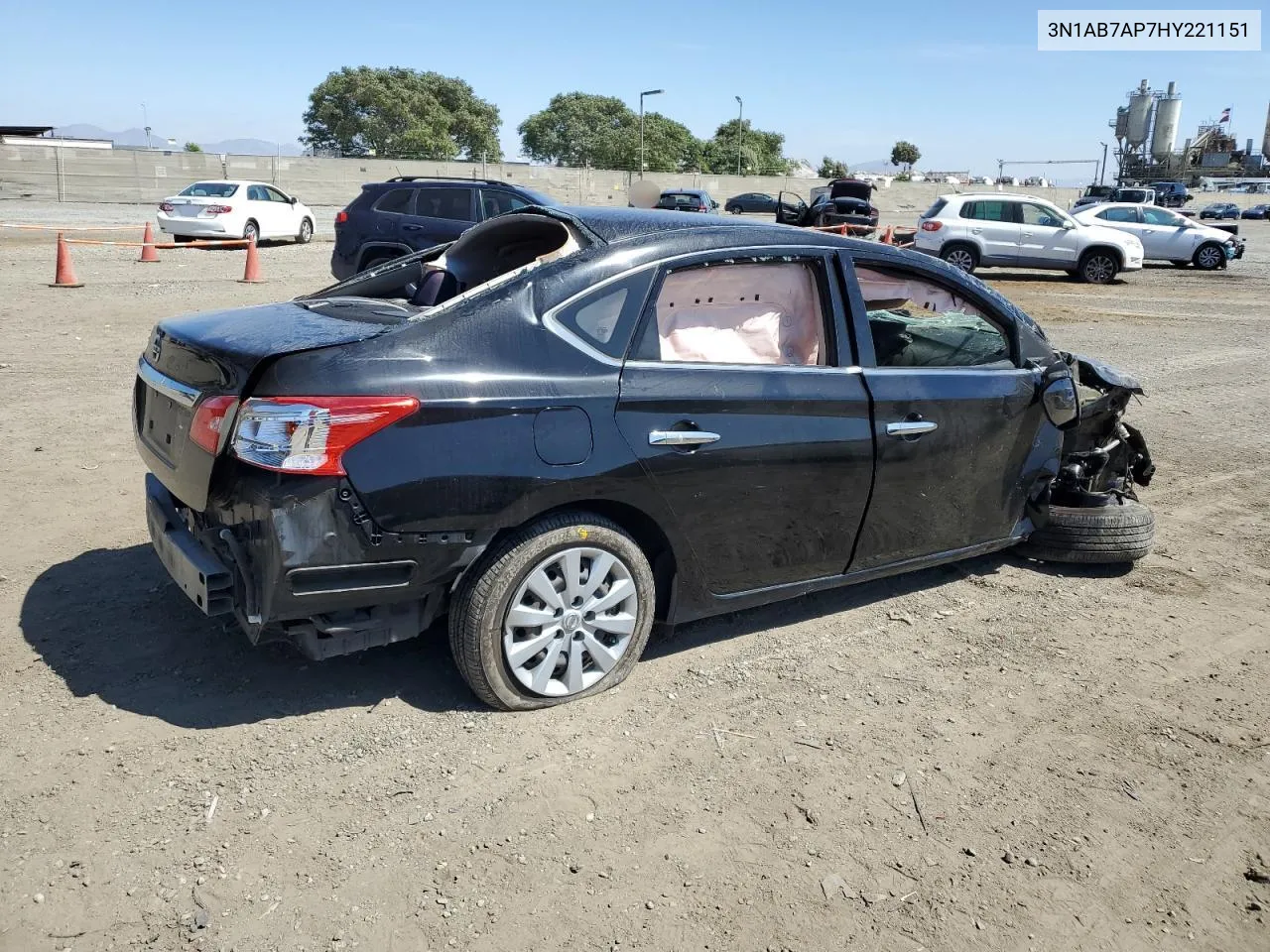 2017 Nissan Sentra S VIN: 3N1AB7AP7HY221151 Lot: 68755024