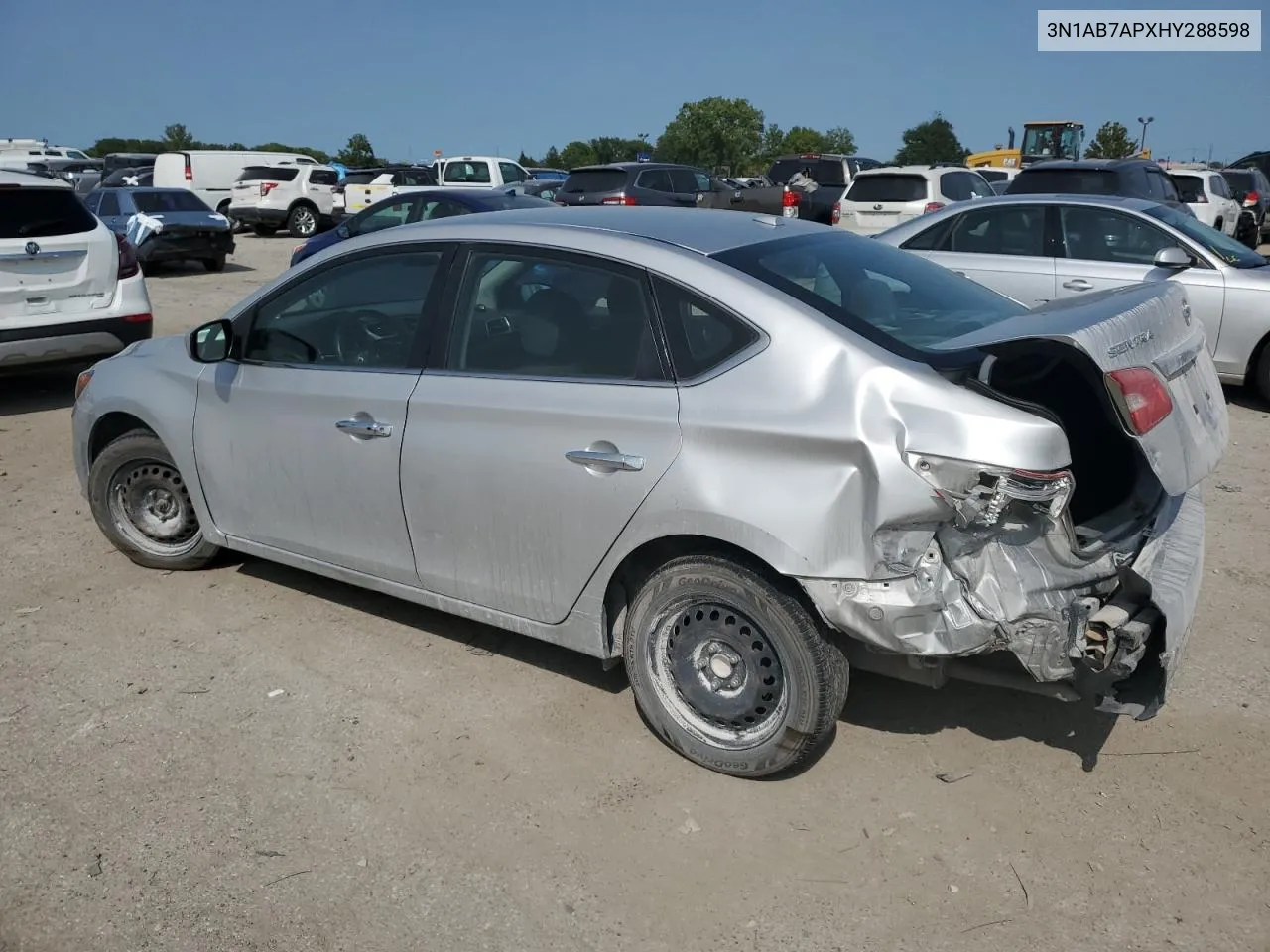 2017 Nissan Sentra S VIN: 3N1AB7APXHY288598 Lot: 68805954