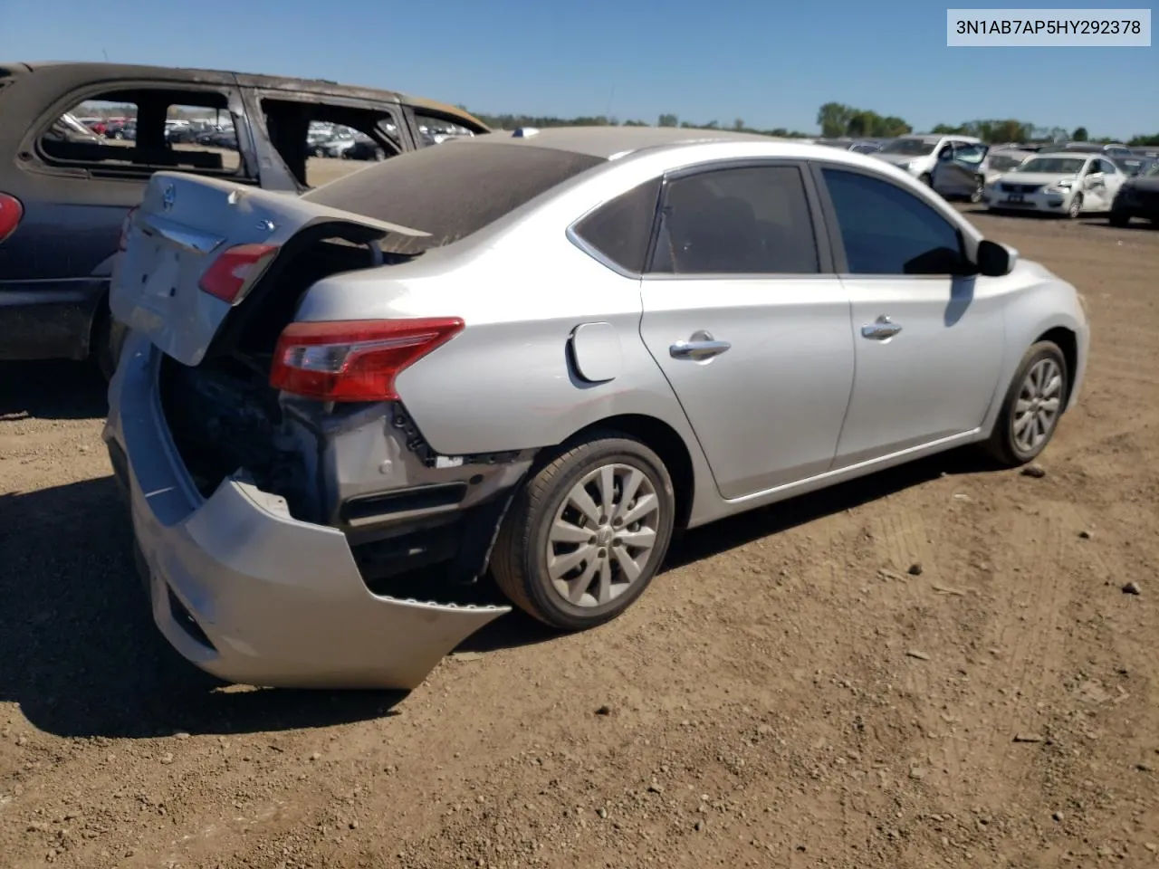 2017 Nissan Sentra S VIN: 3N1AB7AP5HY292378 Lot: 68824214