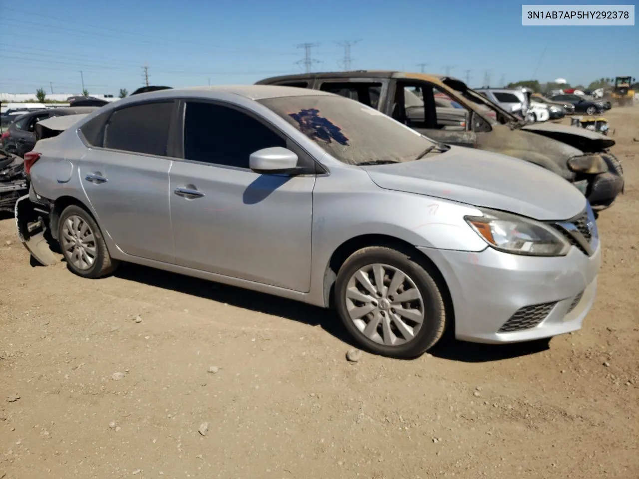 2017 Nissan Sentra S VIN: 3N1AB7AP5HY292378 Lot: 68824214